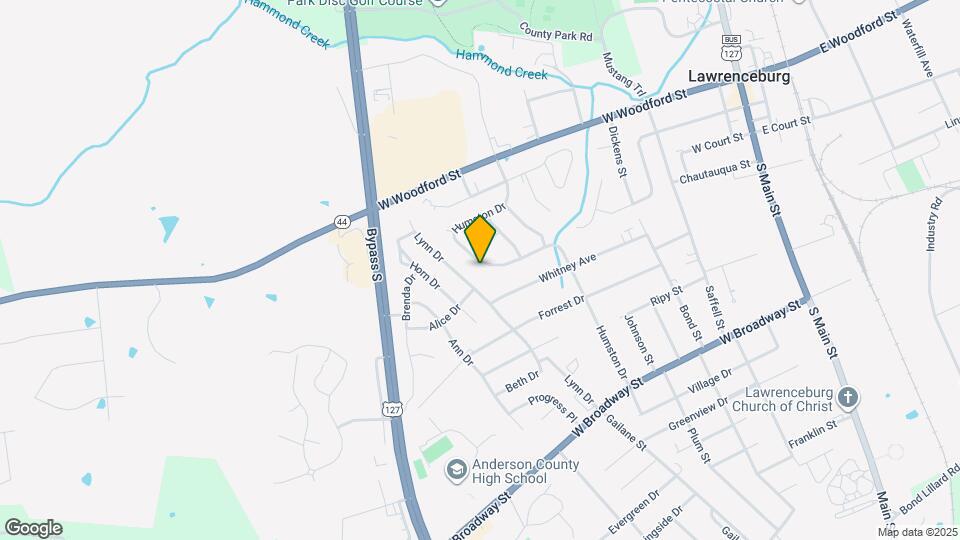 321 Humston Dr Map and Location Details