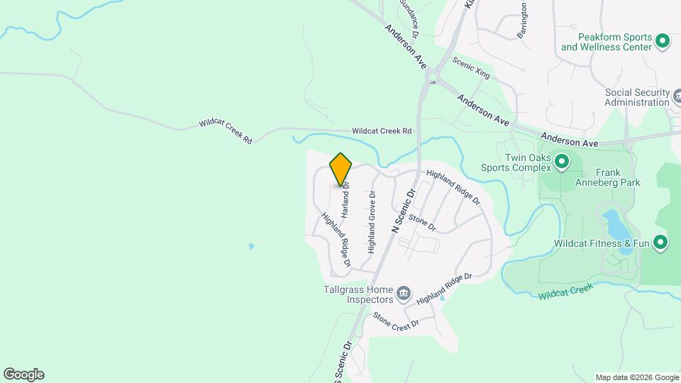 525 Harland Dr Map and Location Details