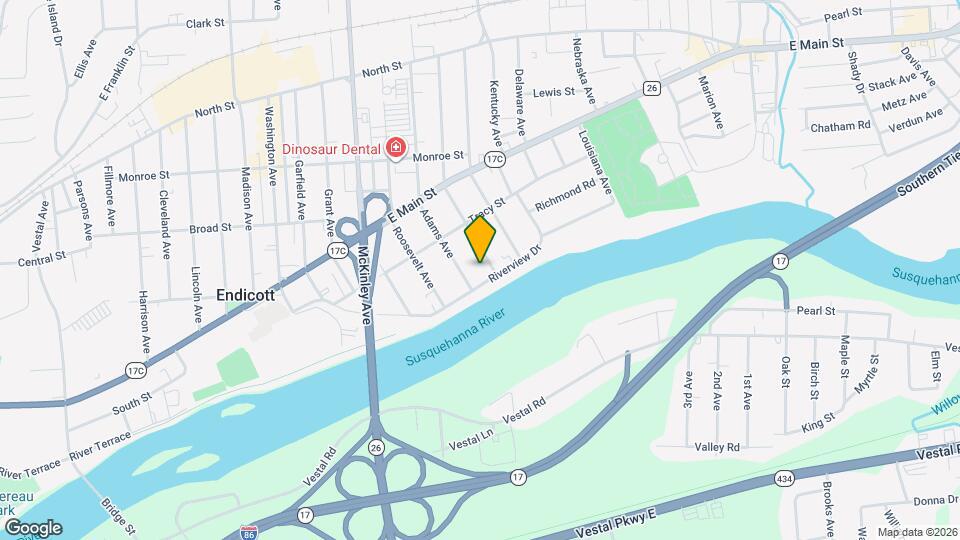 1807 1/2 Riverview Dr Map and Location Details