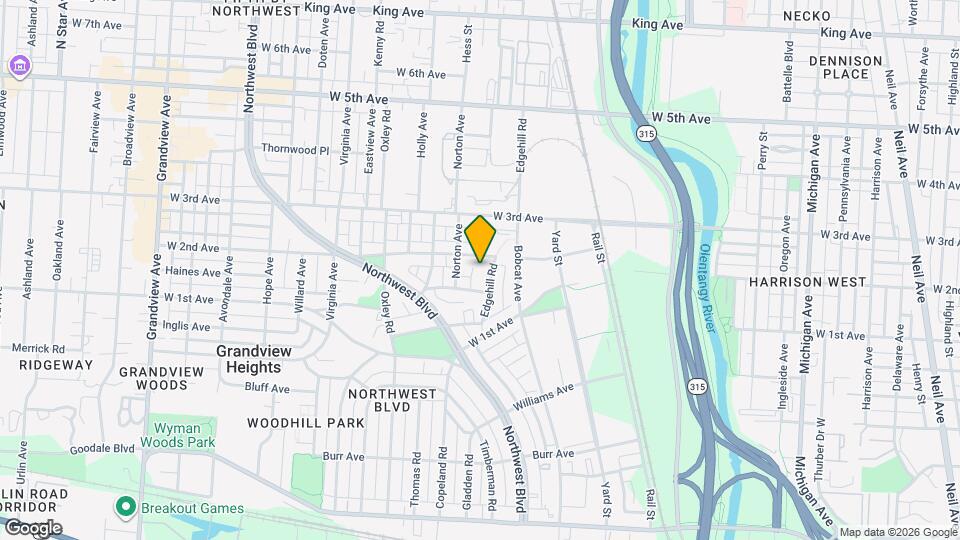 Grandview Heights Mapa y Detalles de la Ubicación