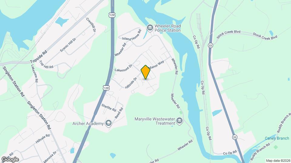 910 Warrior Hill Dr Map and Location Details