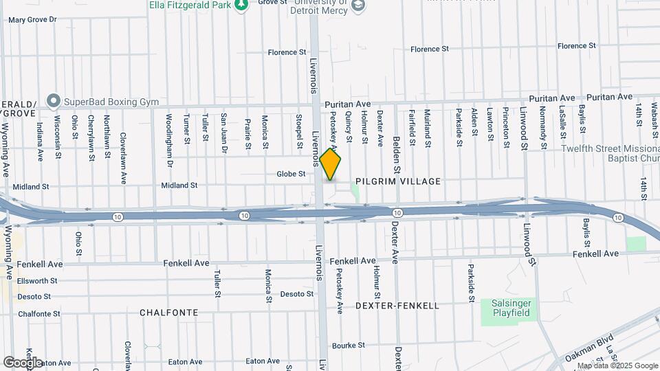 4111 Midland St Map and Location Details