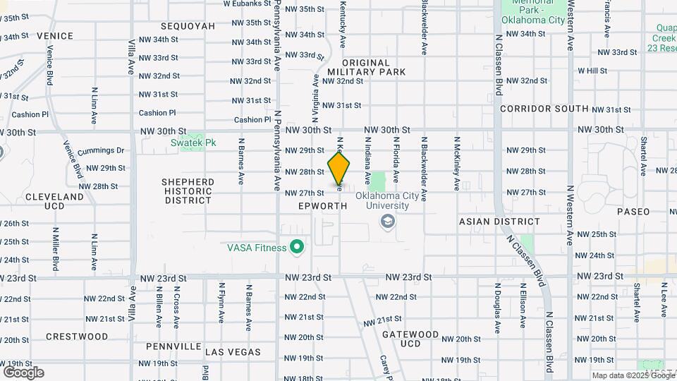2801 N Kentucky Ave Map and Location Details
