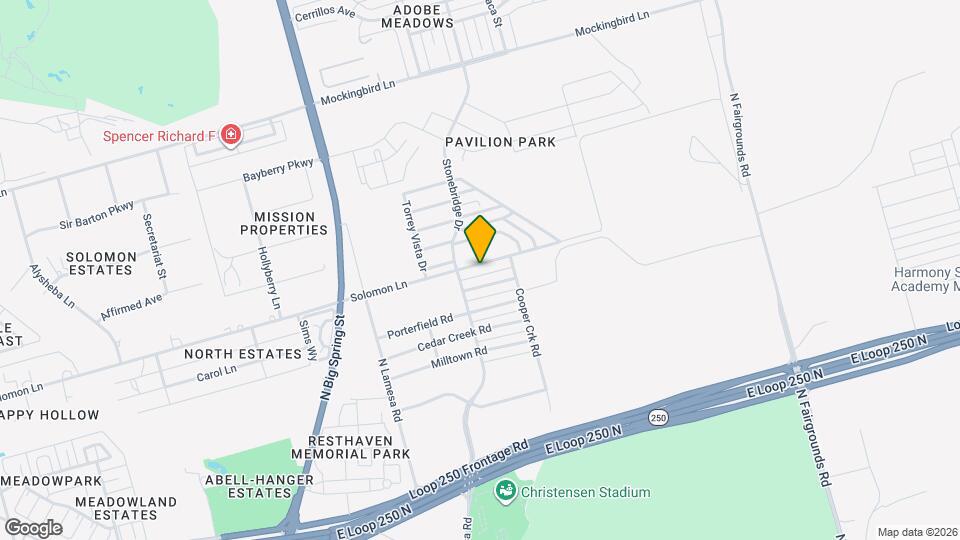 1308 Solomon Ln Map and Location Details