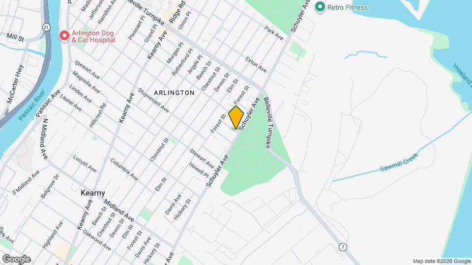 809 Schuyler Ave, Unit 1R Map and Location Details