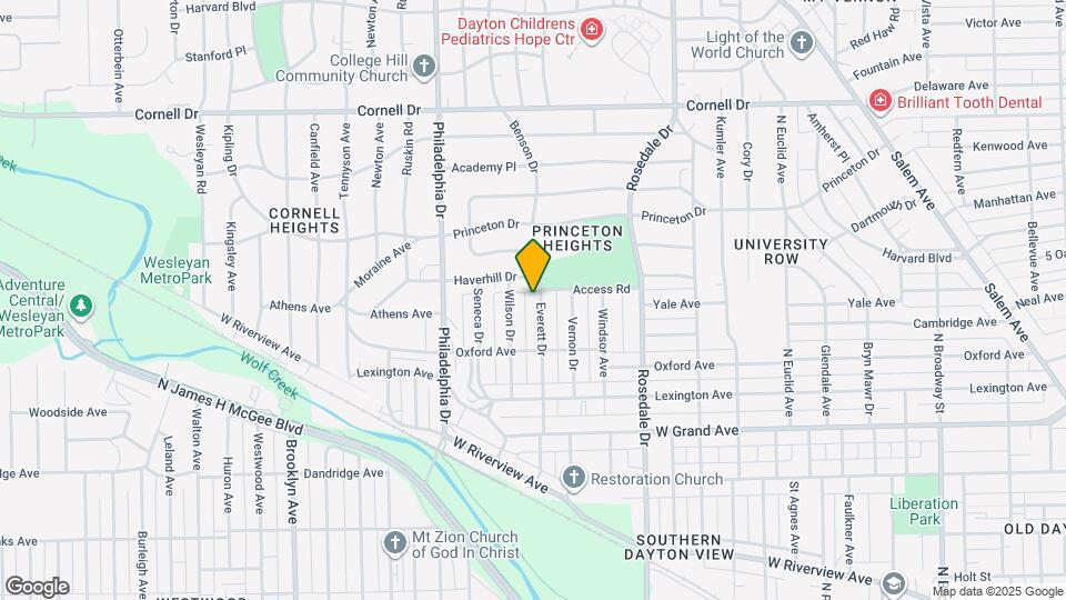 1249 Everett Dr Map and Location Details