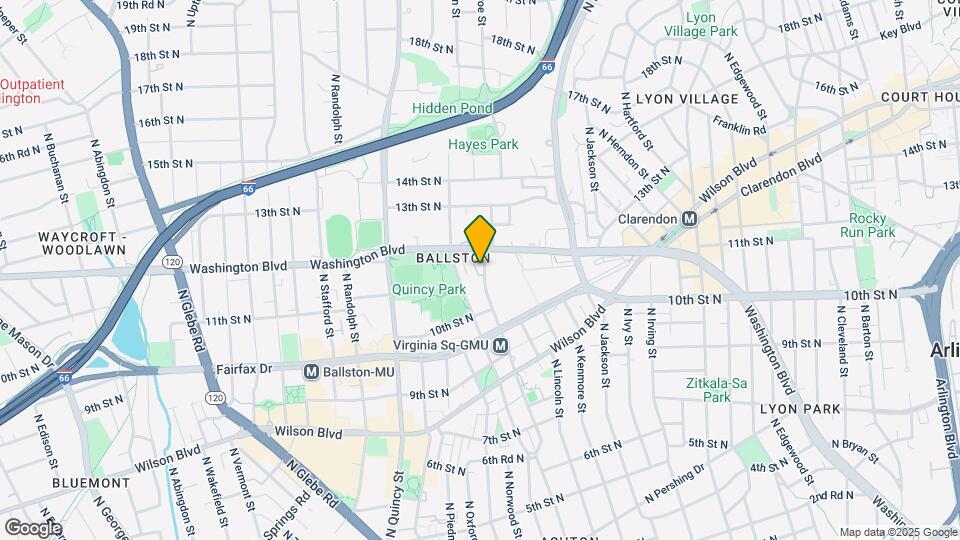 1033 N Monroe St Map and Location Details