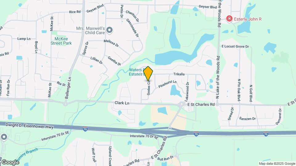 1332 Godas Cir Map and Location Details