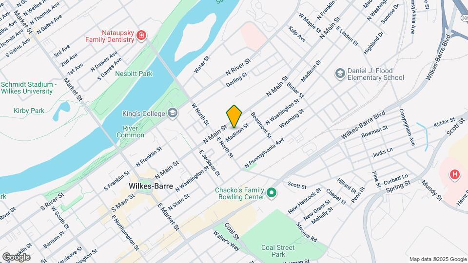 40 Madison St Map and Location Details