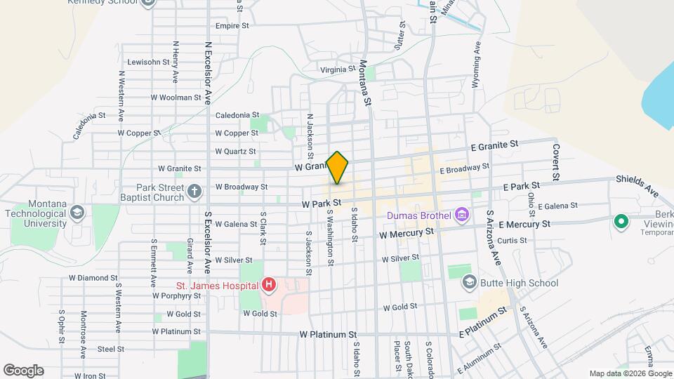 316 W Broadway St, Unit Unit B Map and Location Details