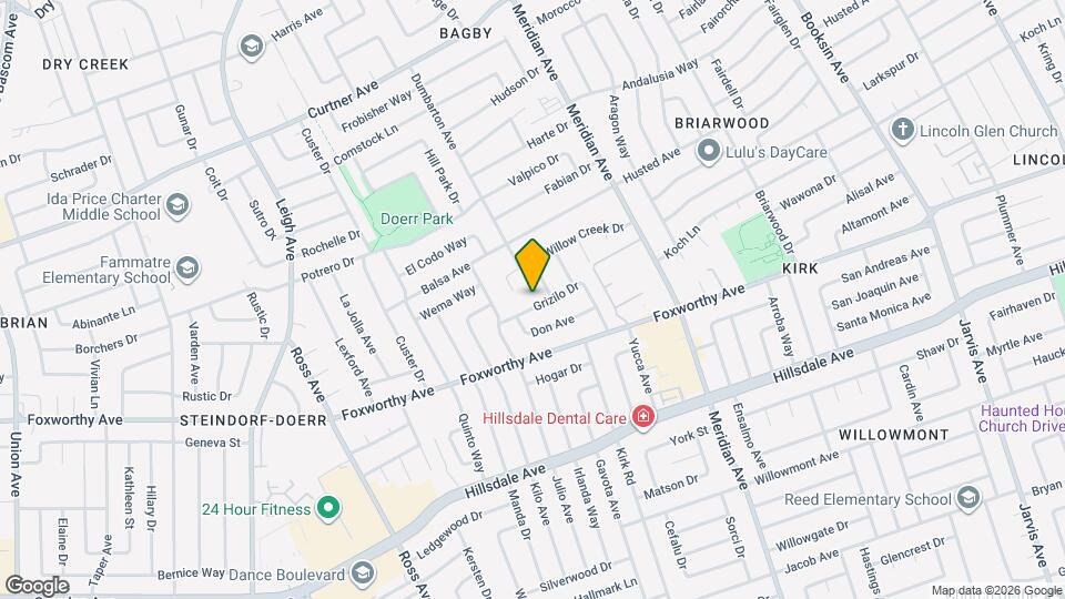 1717 Grizilo Dr Map and Location Details