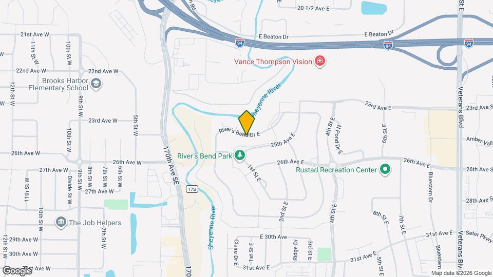 2439 River's Bend Dr E Map and Location Details