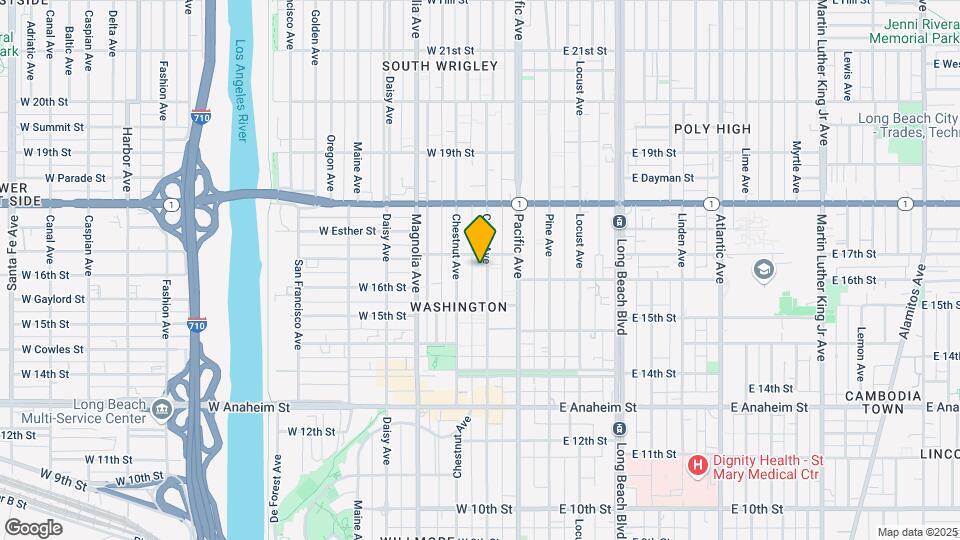 1615 Cedar Ave Map and Location Details
