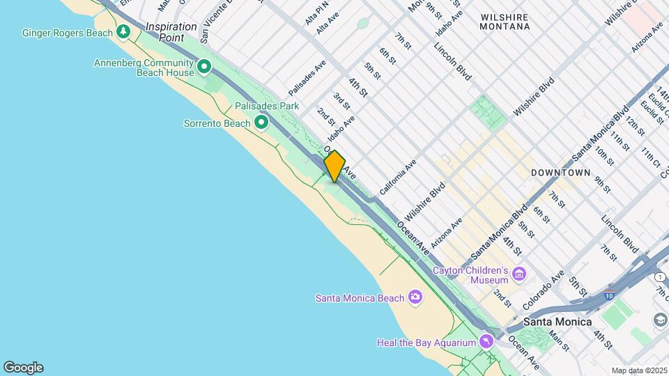 966 Palisades Beach Rd Map and Location Details