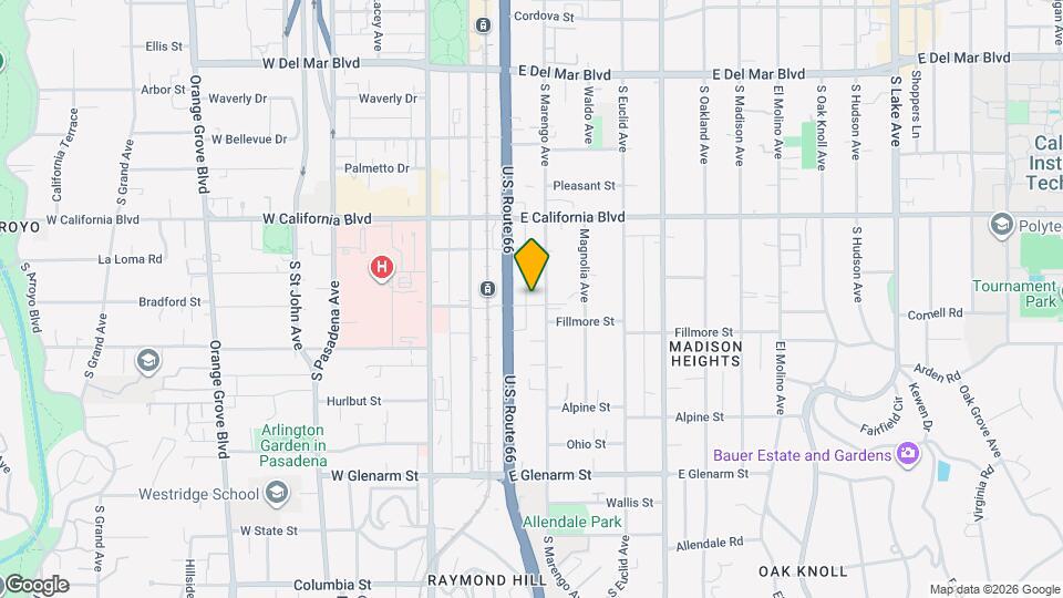 191 Fillmore St, Unit A Map and Location Details