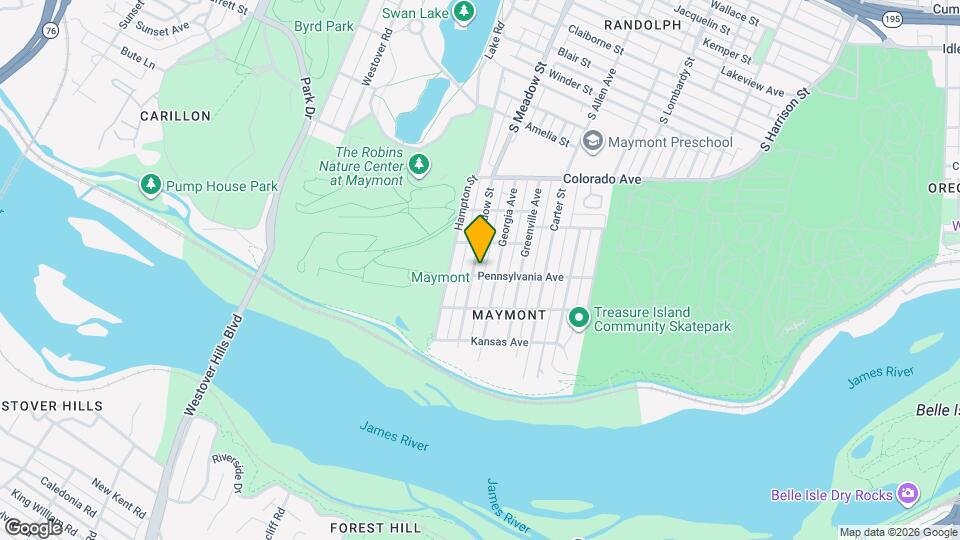 1613 S Meadow St Map and Location Details