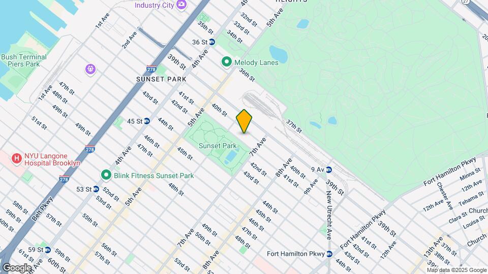 637 41st St Map and Location Details