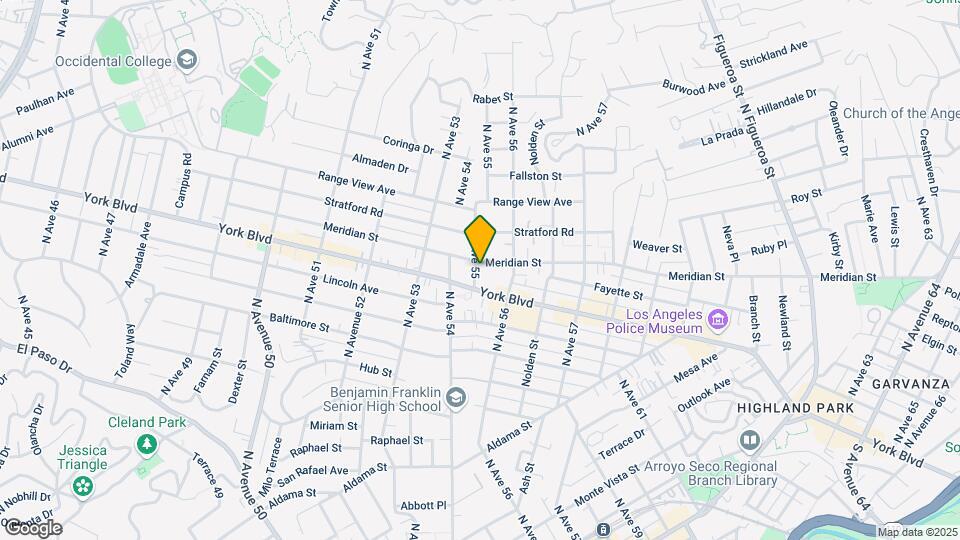 5500 Meridian St Map and Location Details