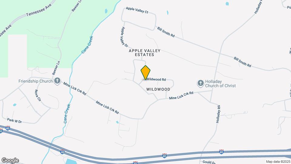 2050 Wildwood Rd Map and Location Details