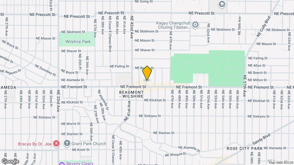 3522 NE 44th Ave Map and Location Details
