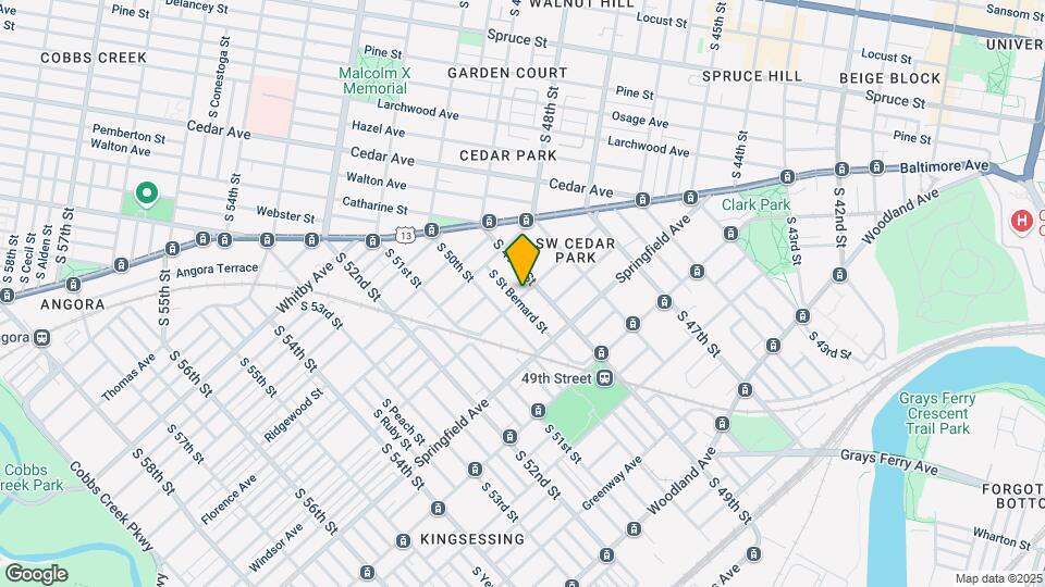 4910 Warrington Ave Mapa y Detalles de la Ubicación