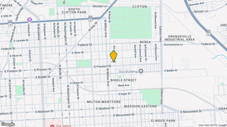 1312 N Luzerne Ave Map and Location Details