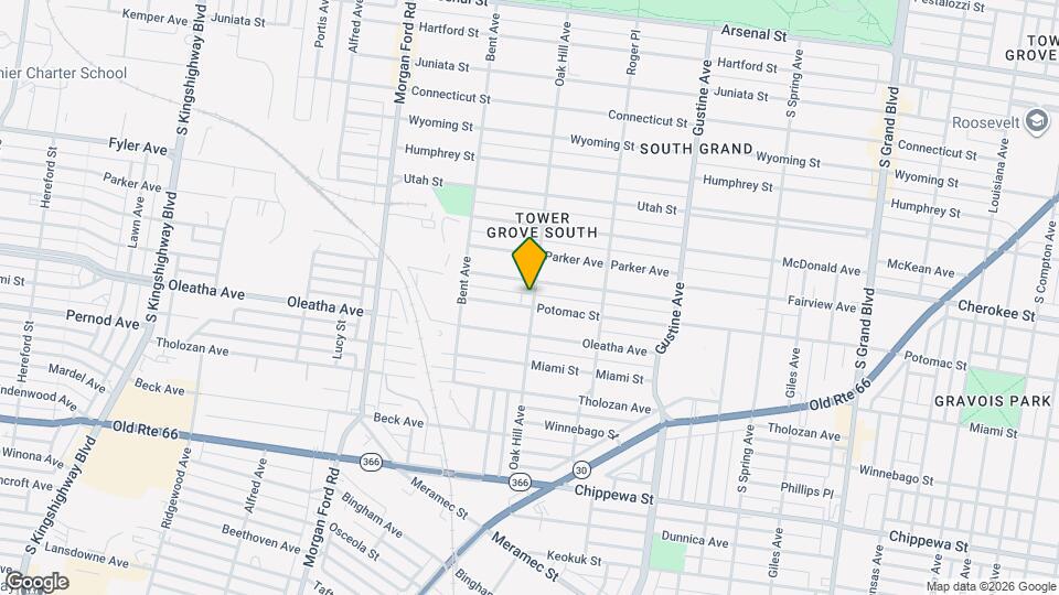 4101 Potomac St, Unit S Map and Location Details