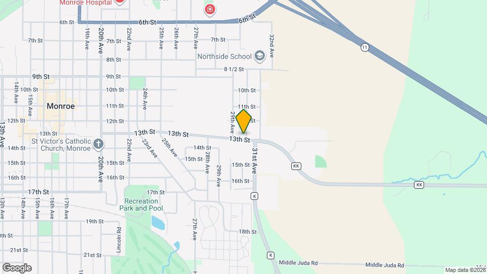 2921 13th St Mapa y Detalles de la Ubicación