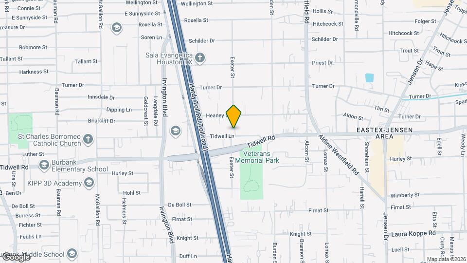 1803 Tidwell Ln Map and Location Details