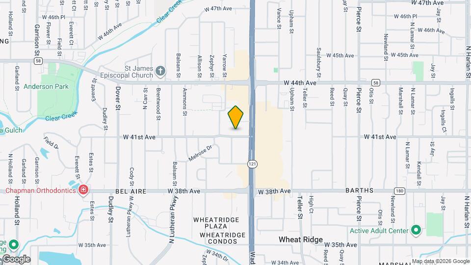 7669 W 41st Ave Map and Location Details