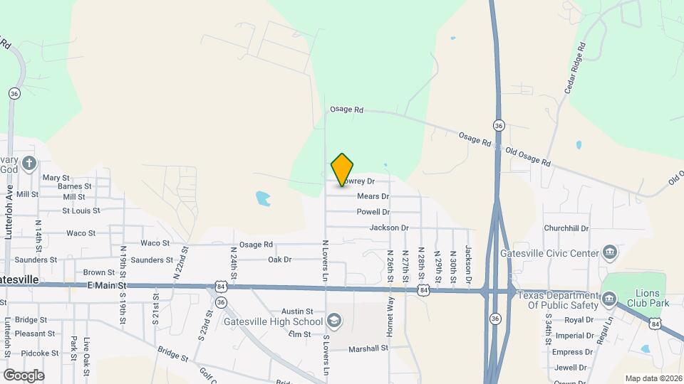 2507 Mears Dr Map and Location Details