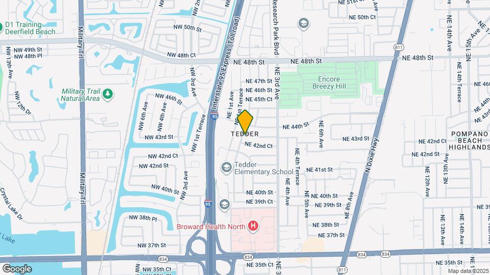 200 NE 43rd St Map and Location Details