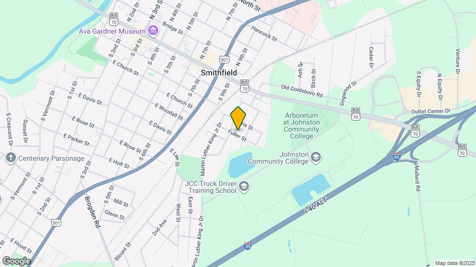 1107 Fuller St Map and Location Details