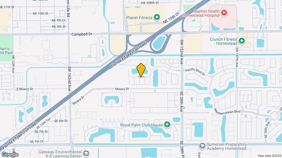 157 NE 24th Terrace Map and Location Details