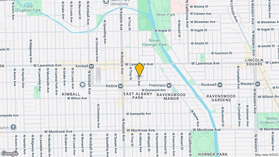 4705 N Albany Ave Mapa y Detalles de la Ubicación