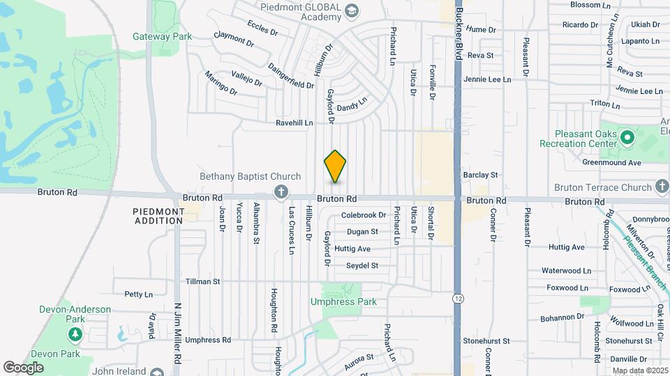 2114 Gaylord Dr Map and Location Details
