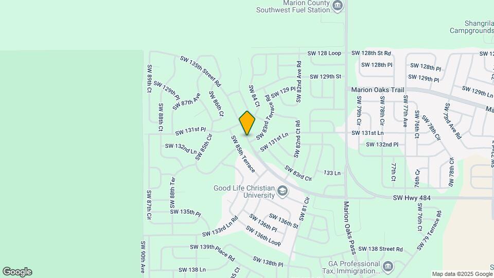 8424 SW 135th Street Rd Map and Location Details