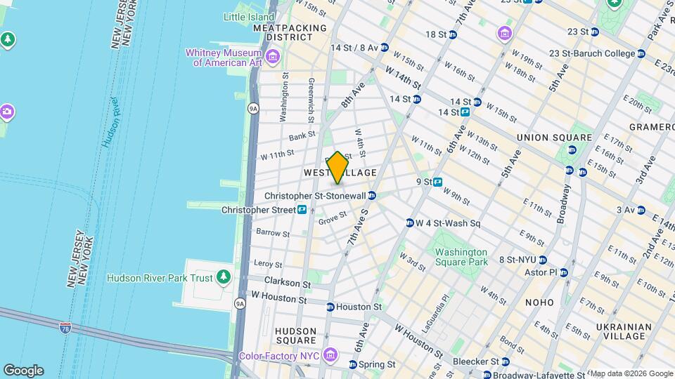 222 W 10th St, Unit 4A Mapa y Detalles de la Ubicación