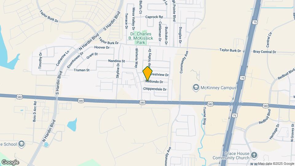 2123 Redondo Dr Map and Location Details