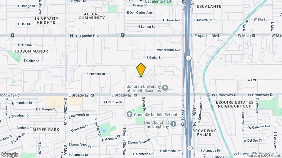 1632 S River Dr Map and Location Details