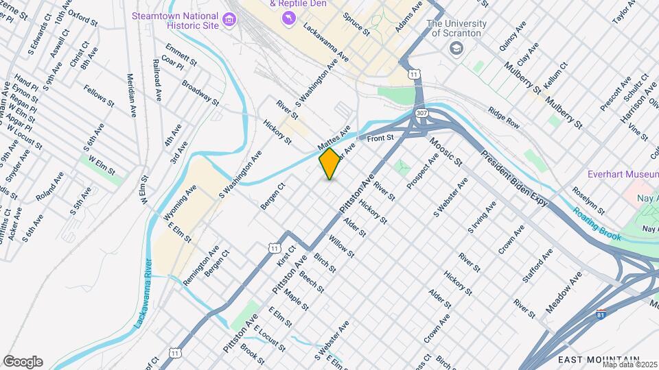 416 Hickory St Map and Location Details