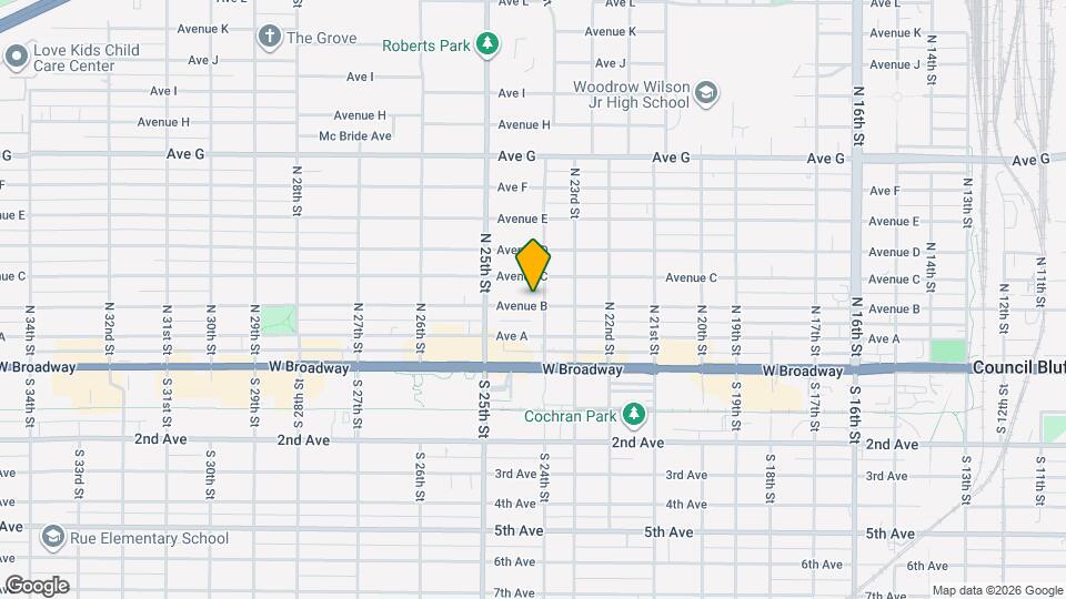 2404 Avenue B Map and Location Details