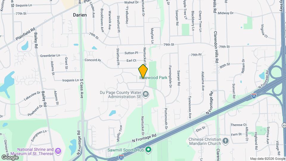 9S174 Nantucket Dr Map and Location Details