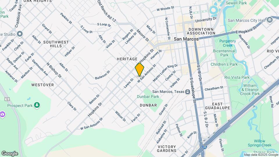 742 W San Antonio St Map and Location Details