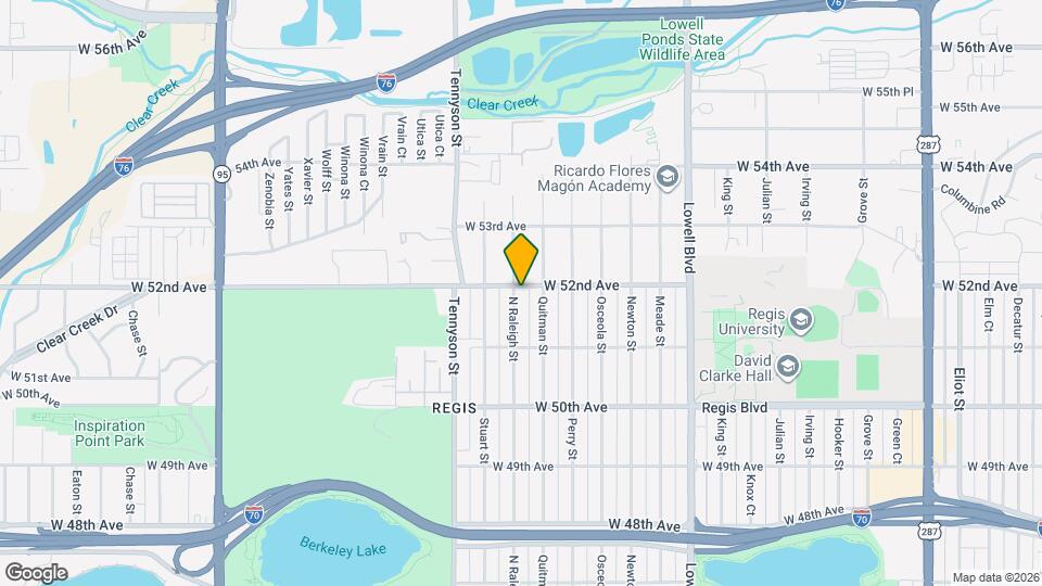 5190 N Raleigh St Map and Location Details