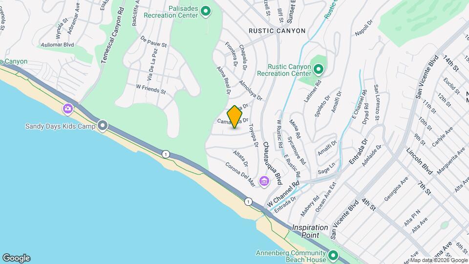 14939 La Cumbre Dr Map and Location Details