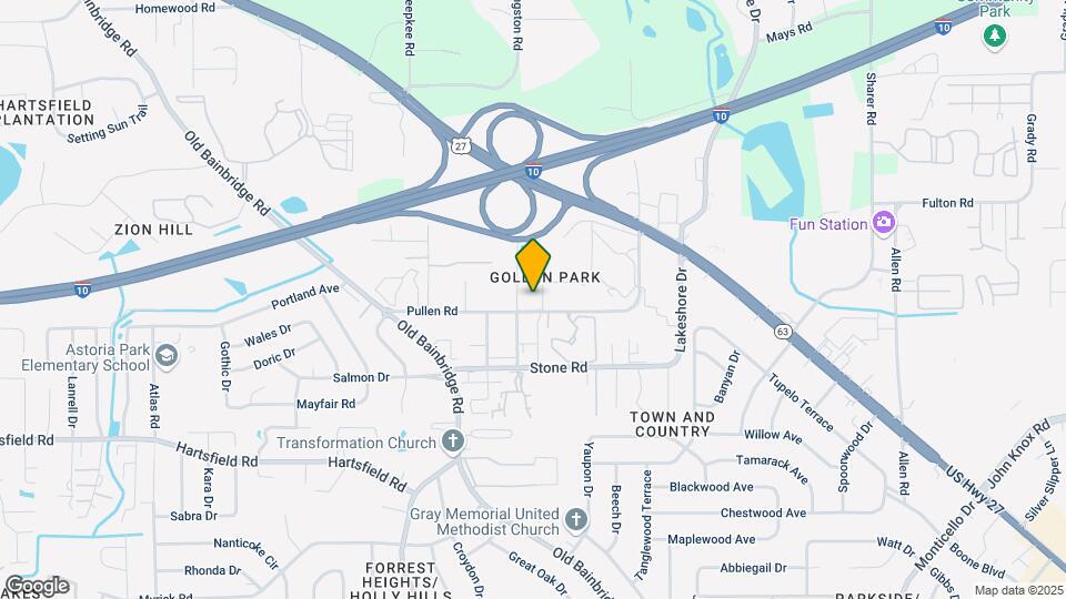 2510 Golden Park Ln Map and Location Details
