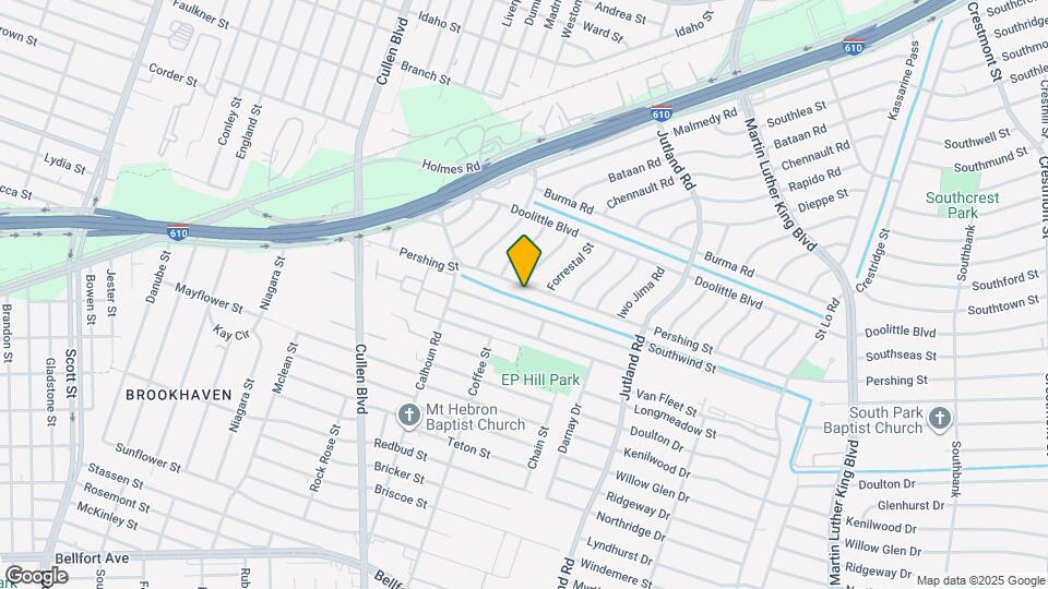 4902 Pershing St Map and Location Details