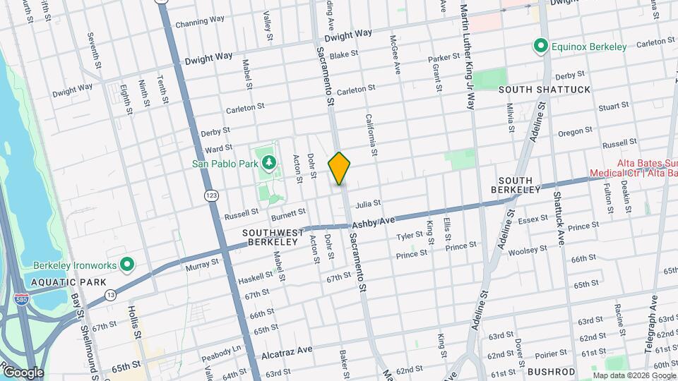 1467 Russell St, Unit 2 Map and Location Details