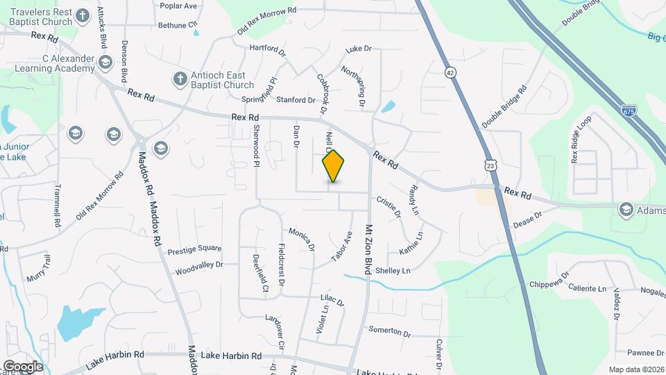 5972 Nell Ln Mapa y Detalles de la Ubicación